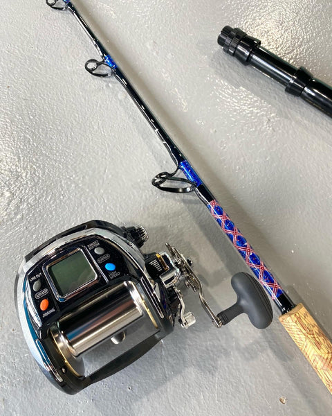 banax electric fishing reel Combo: Banax Kaigen 1000 & Custom Tilefish/Deep Drop Rod – Check'n Bottom Outfitters LLC