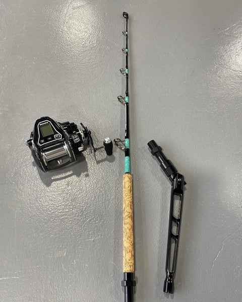banax telescopic fishing rod Combo: Banax Kaigen 1500 & Custom Swordfish Rod – Check'n Bottom Outfitters LLC