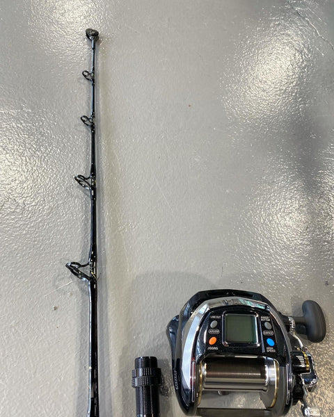 banax kaigen 1000 electric fishing reel Combo: Banax Kaigen 1000 & Custom Tilefish/Deep Drop Rod – Check'n Bottom Outfitters LLC